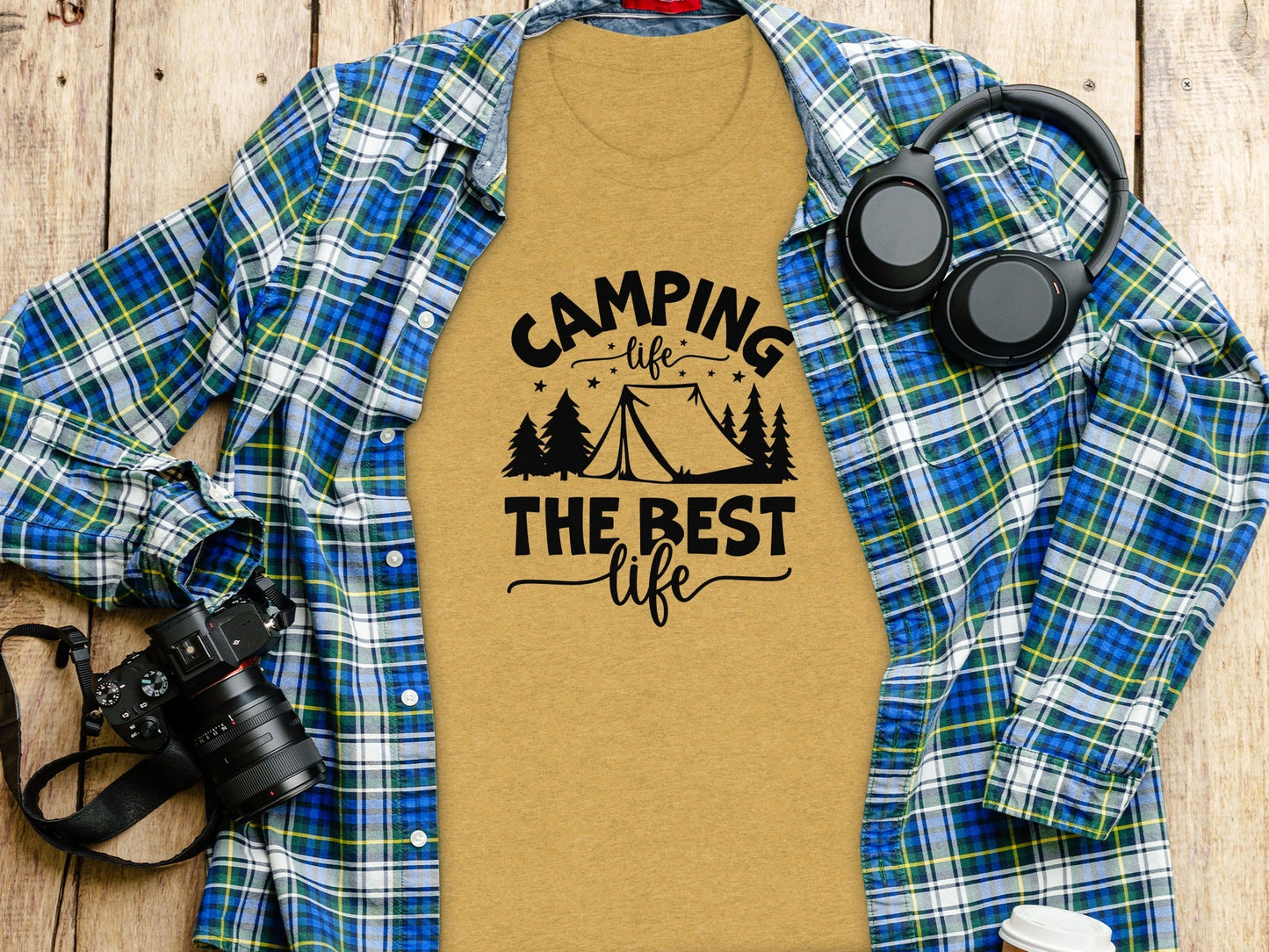 Camping Life The Best Life Outdoor Adventure T-Shirt