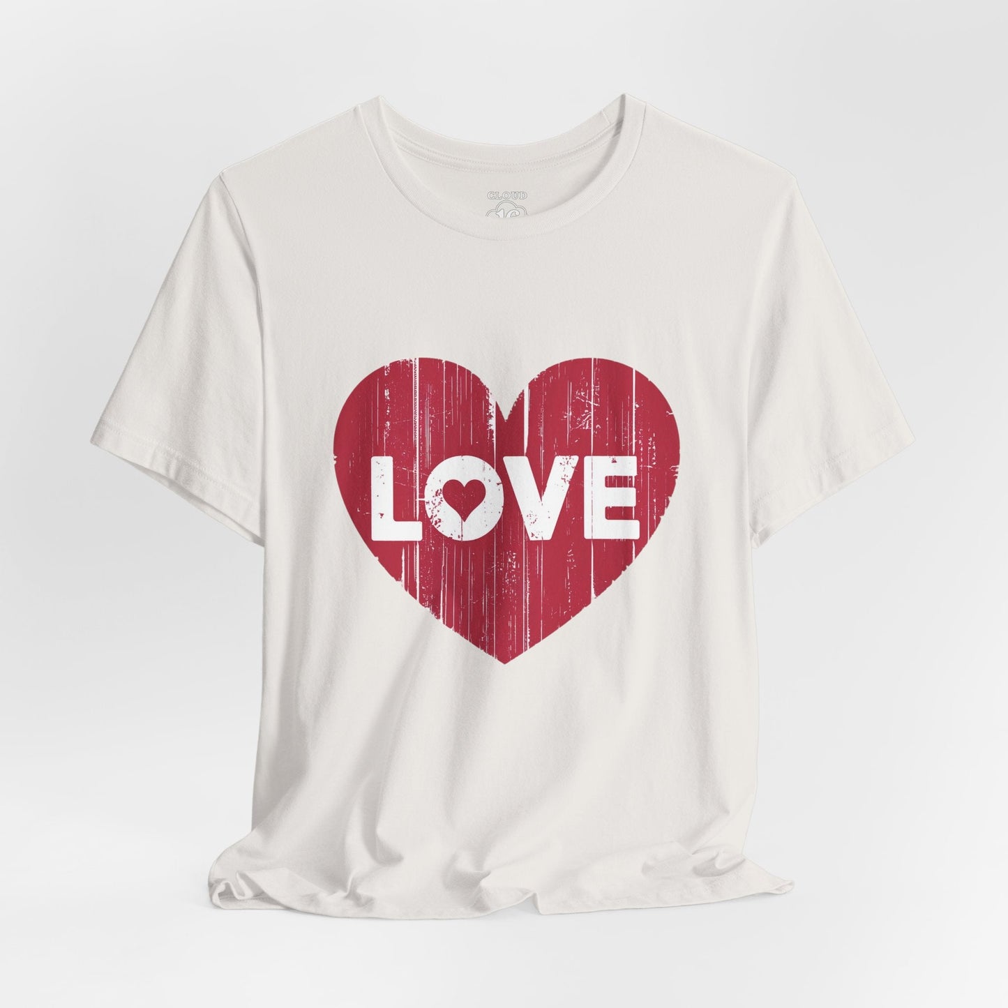 Love T-Shirt - Vintage Distressed Heart Graphic Tee