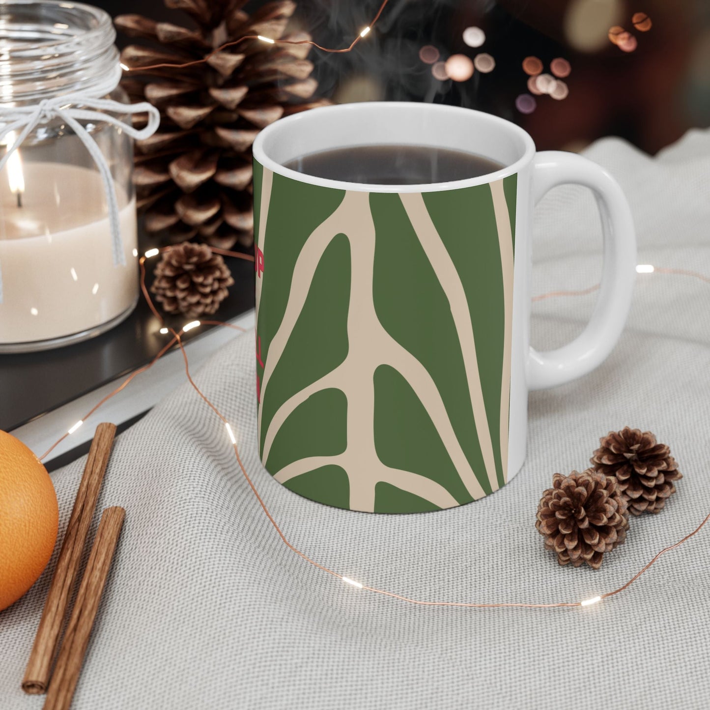 Woke Up Sexy Tropical Ceramic Mug — Women's Coffee Cup