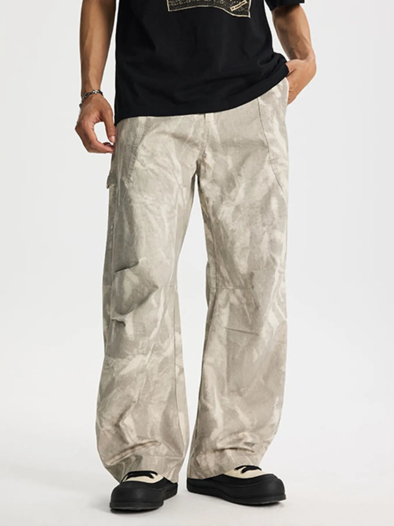 Men's Full Size Relaxed Fit Cargo Pants Plus Size