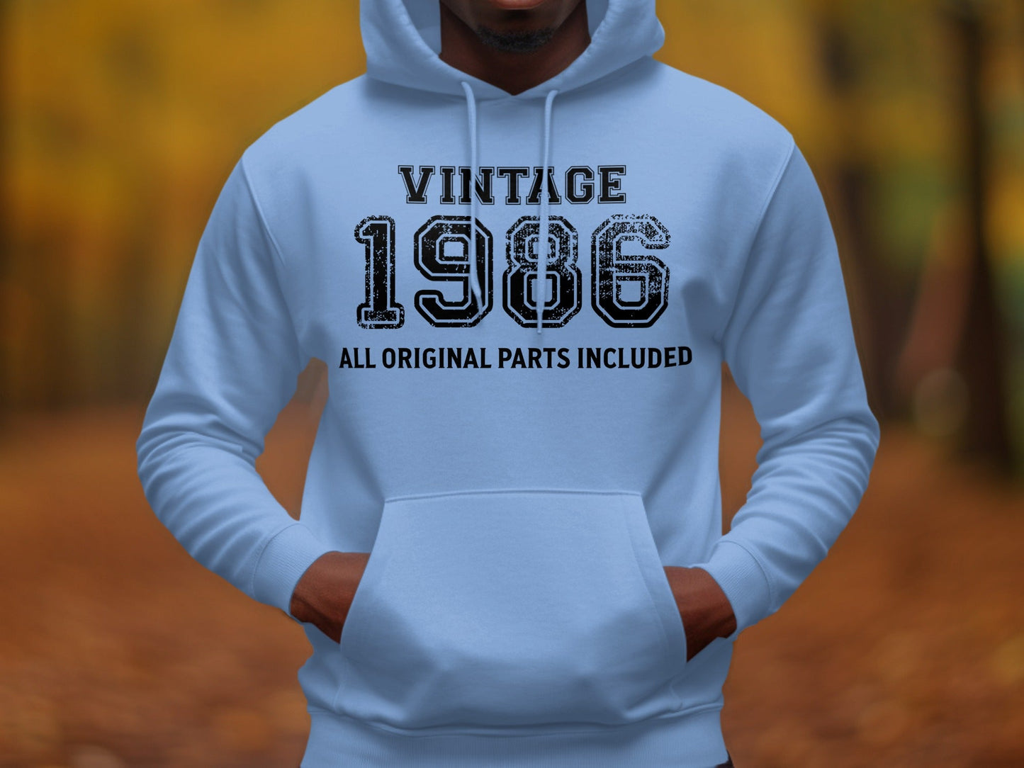 Vintage Style 1986 All Original Parts Included Hoodie