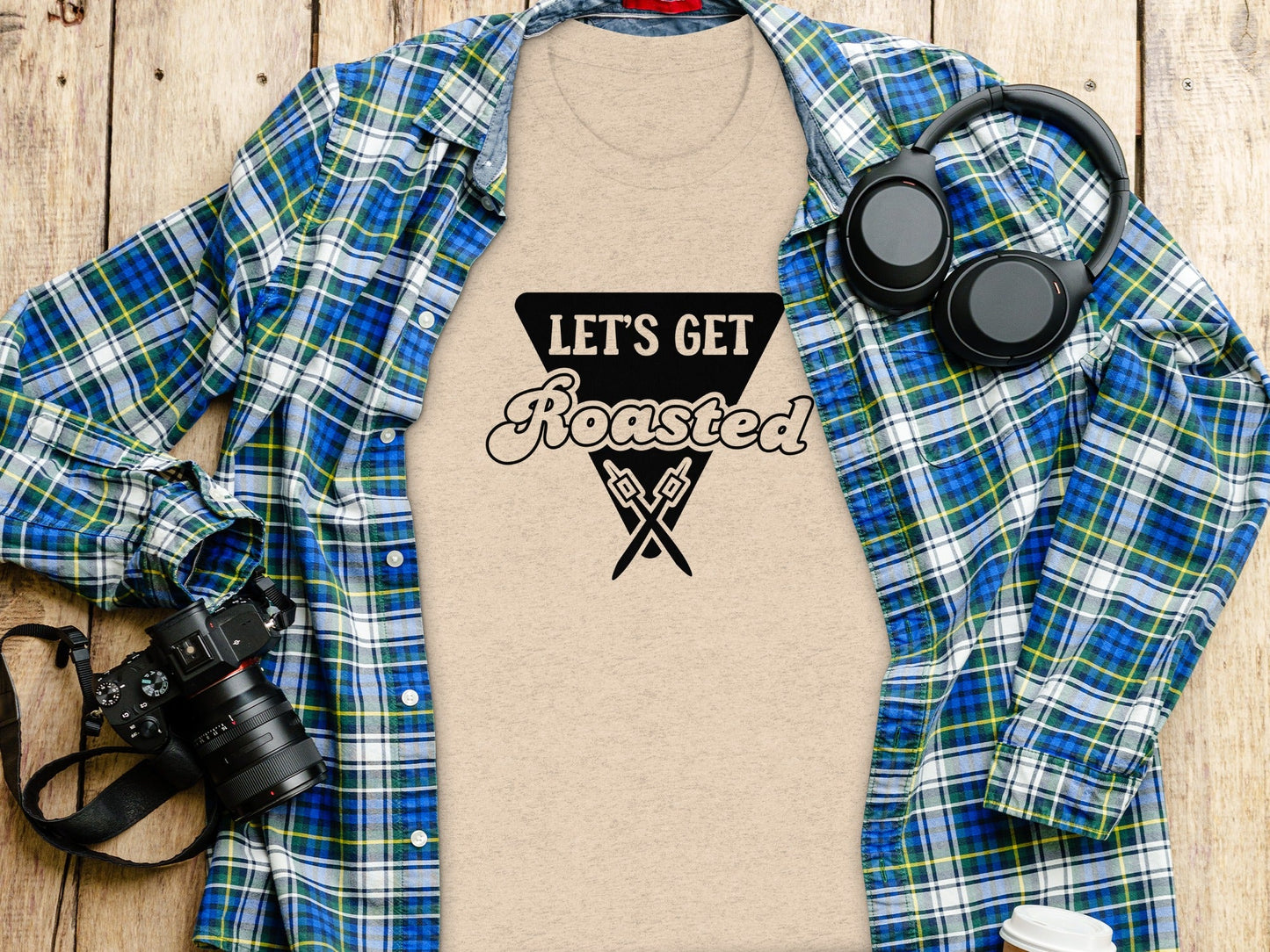 Let's Get Roasted Marshmallow Roasting Sticks T-Shirt
