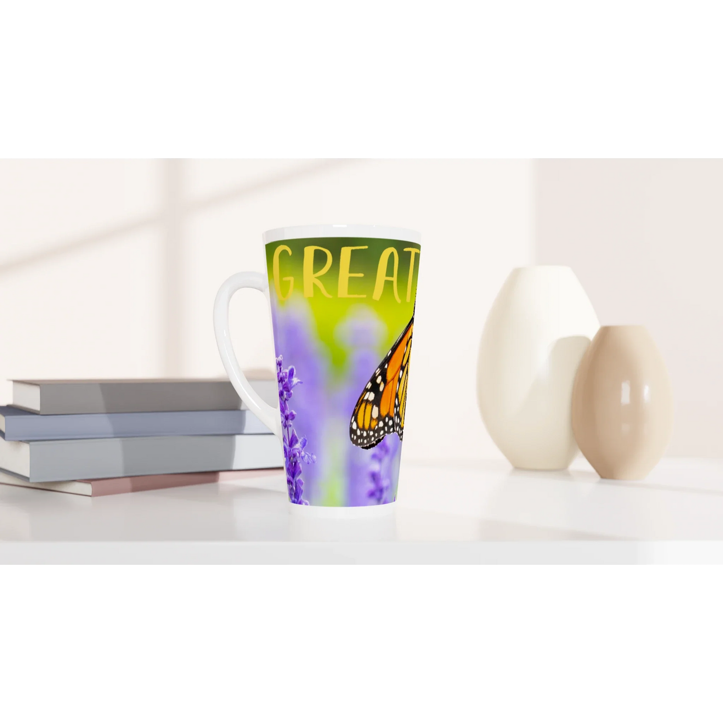 White Latte 17oz Ceramic Mug