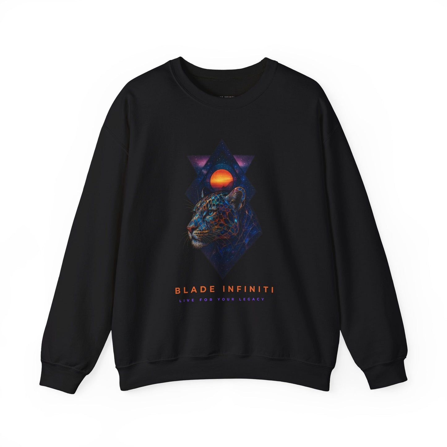Mosaic Leopard Unisex Crewneck Sweater