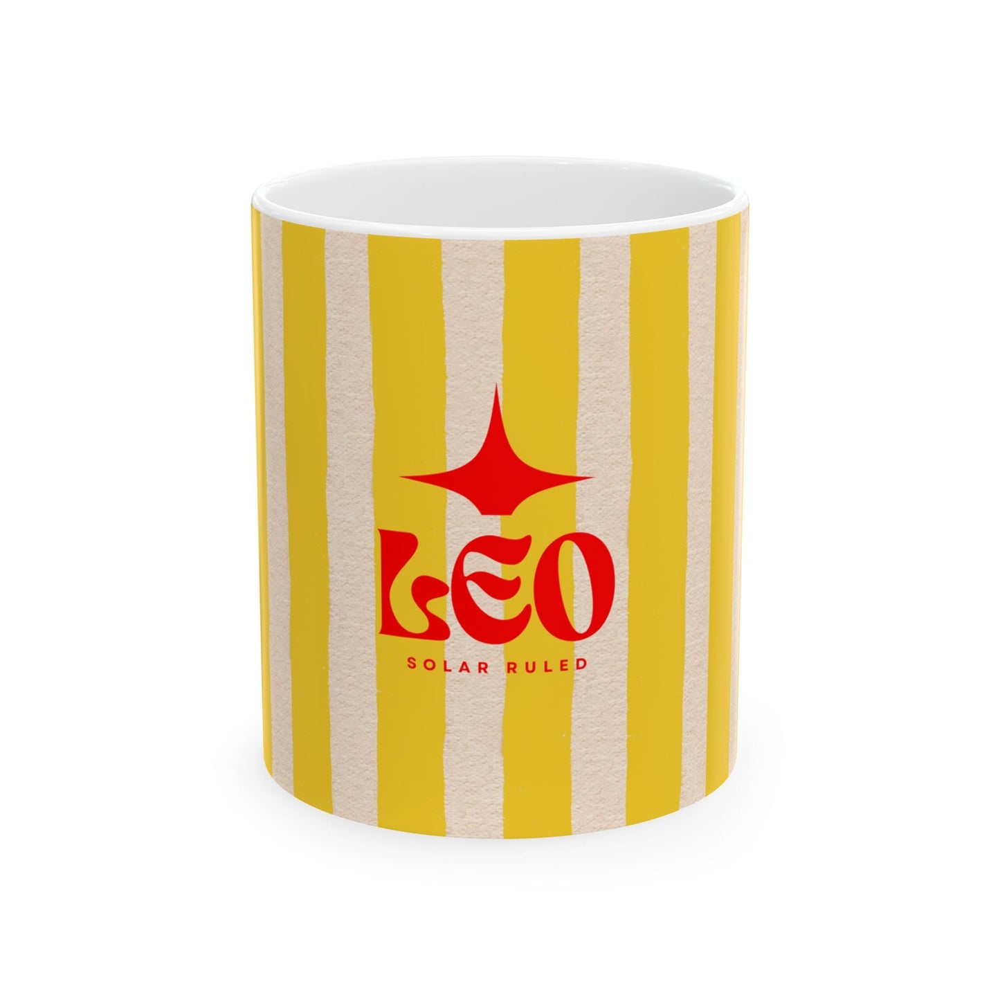 Astrological Wheel LEO  Mug, Whimsical design