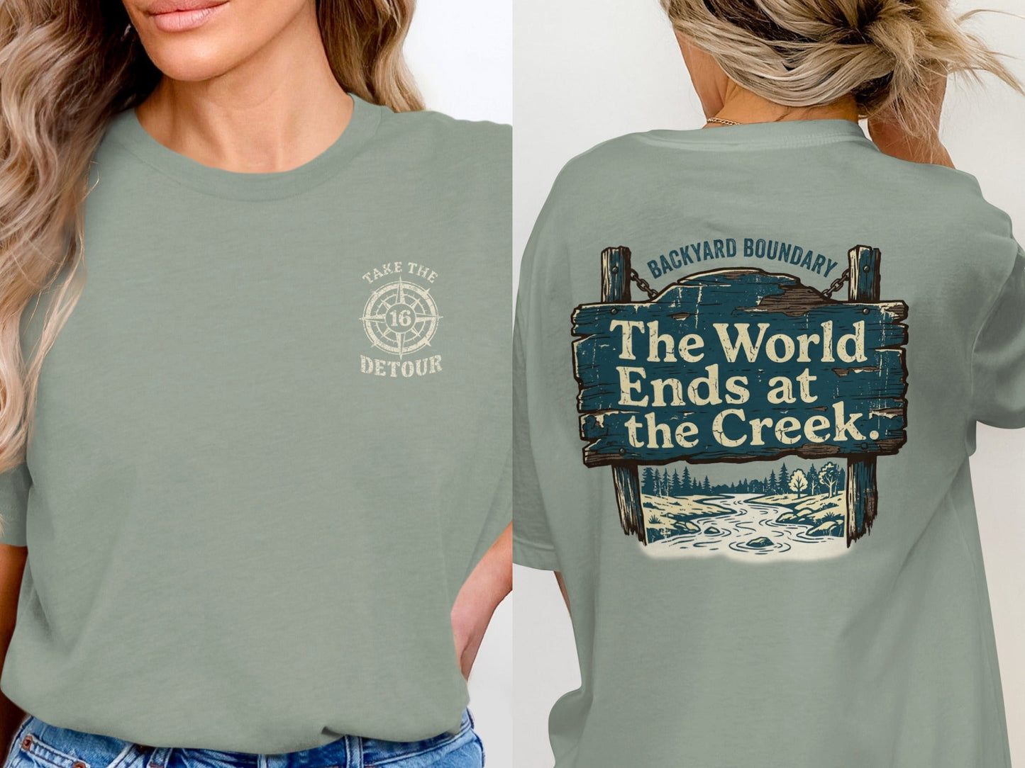The Creek Boundary Rustic Horizon T-Shirt
