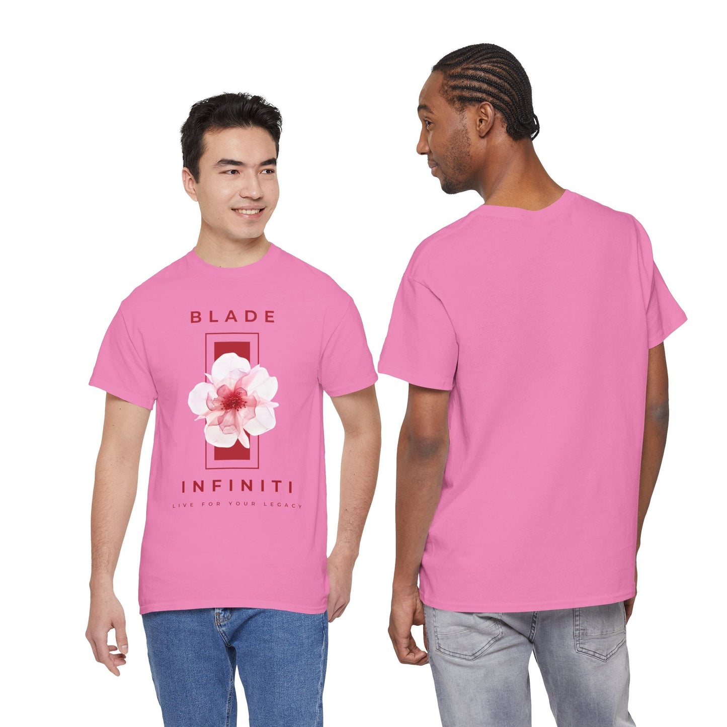 Essence of Infiniti Red/Pink Floral T-Shirt