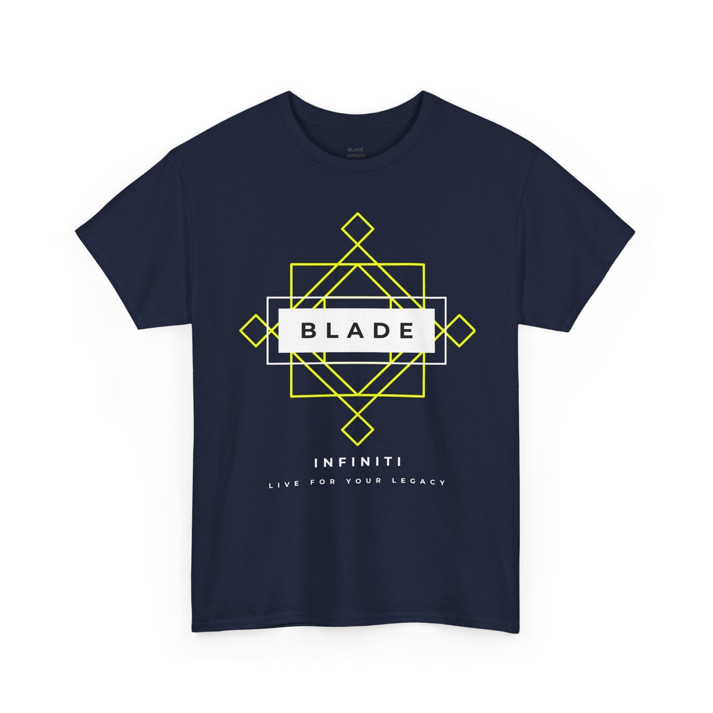 Geometric Infiniti Neon Green/White Ombre T-Shirt