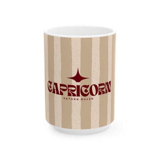 Astrological Wheel CAPRICORN Mug