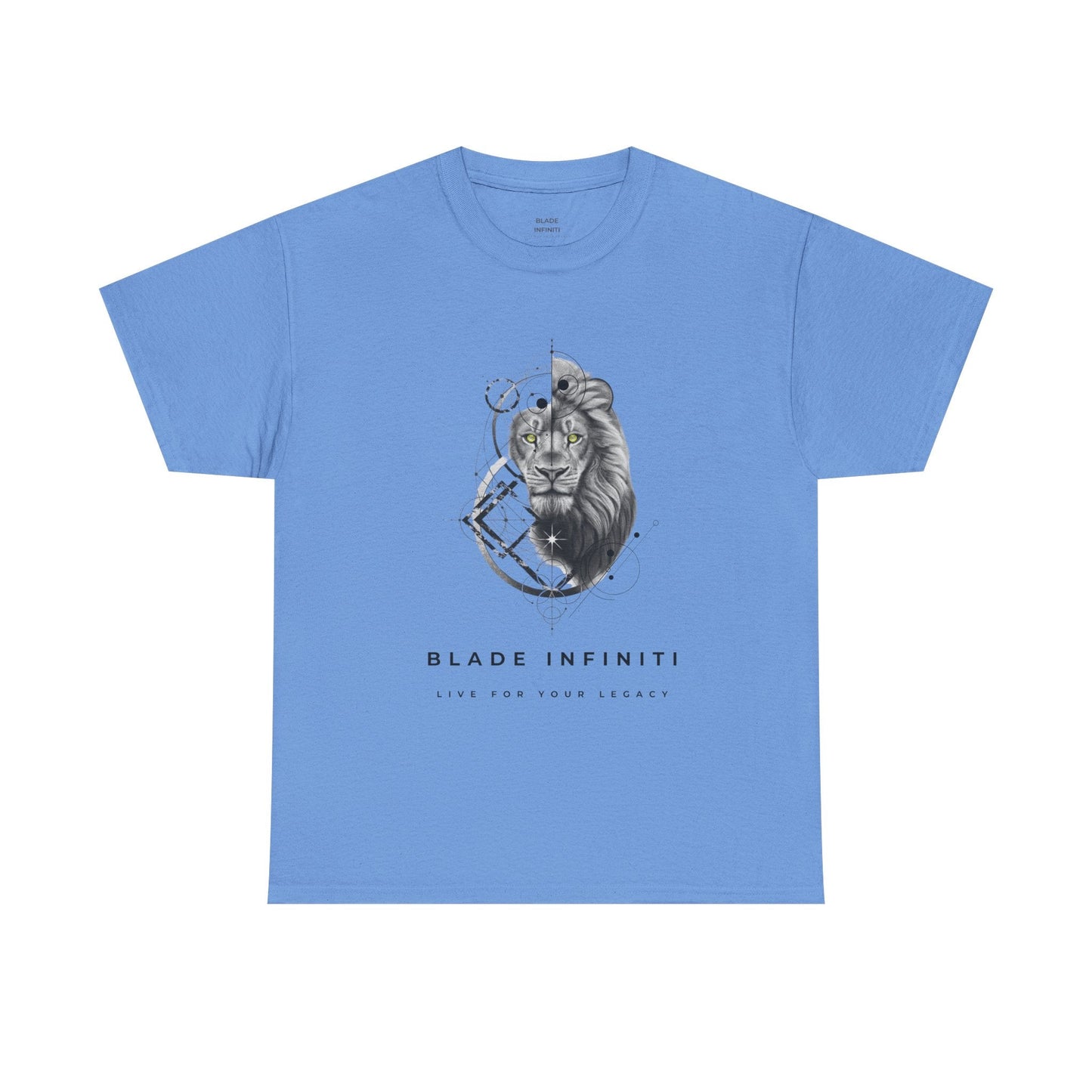 Geometric King Black Version 4 TX Lion T-Shirt