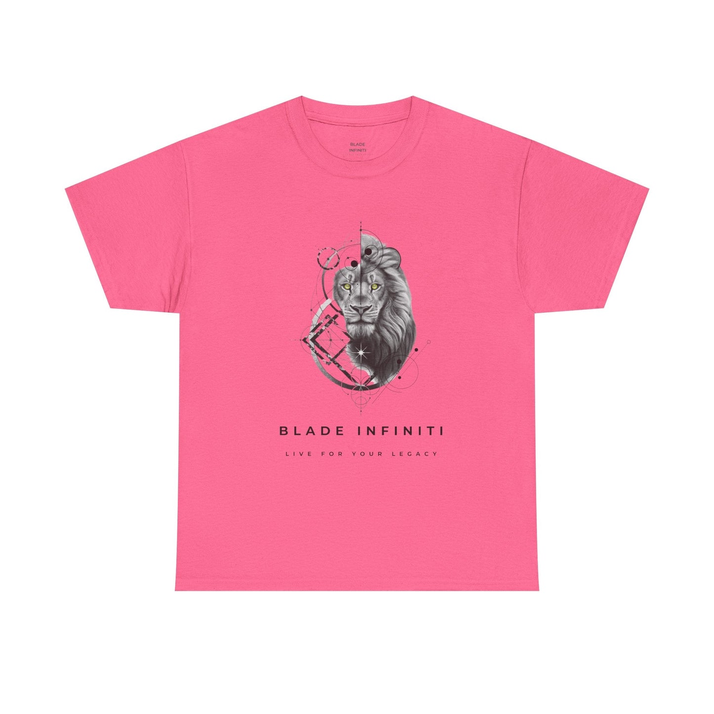 Geometric King Black Version 4 TX Lion T-Shirt