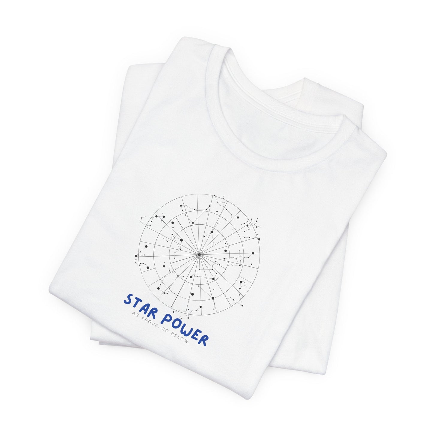 Astrology Tee, Star Power, Yogawear