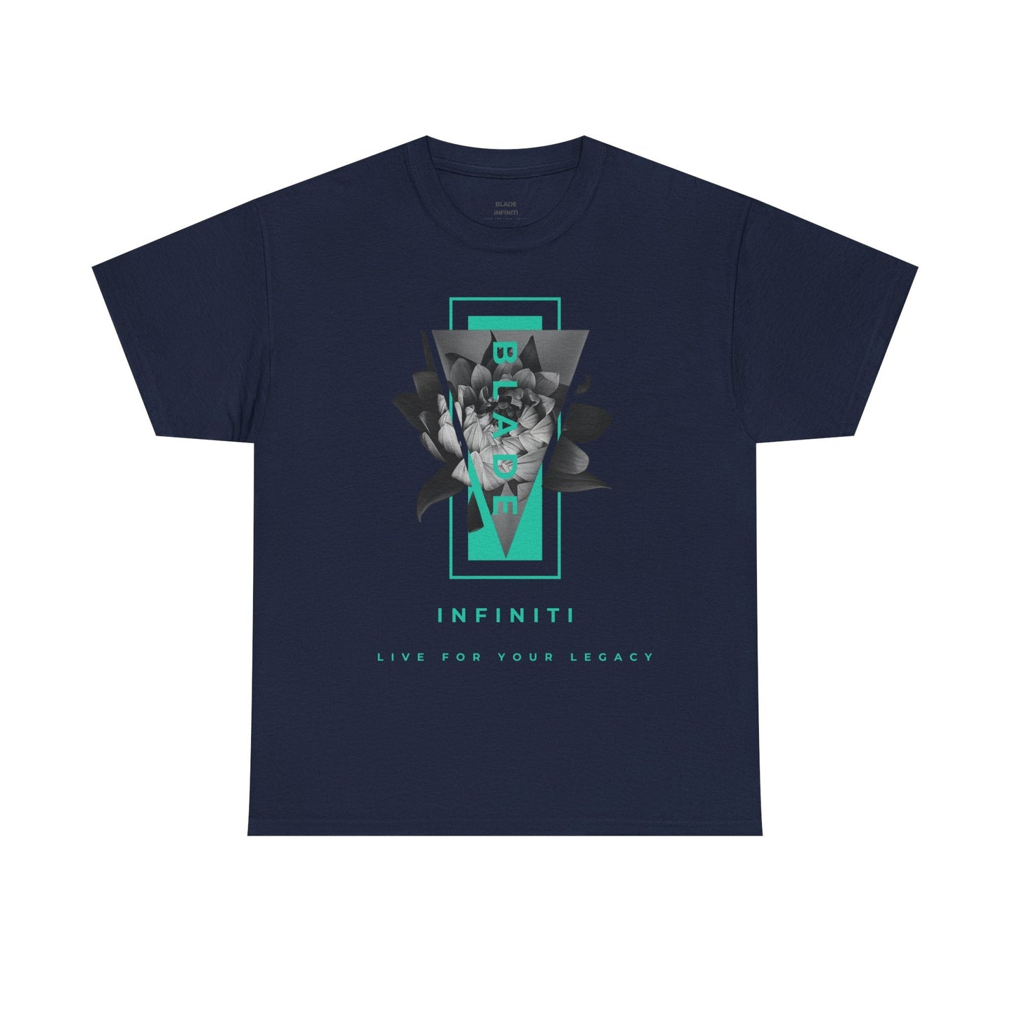 Flora Essence Aqua Teal TX Floral T-Shirt