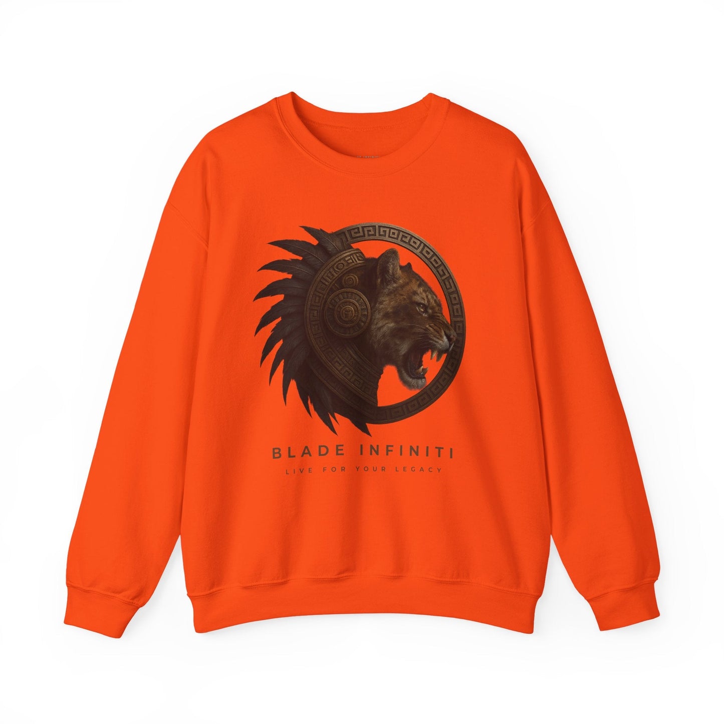Aztec Tiger Unisex Crewneck Sweater