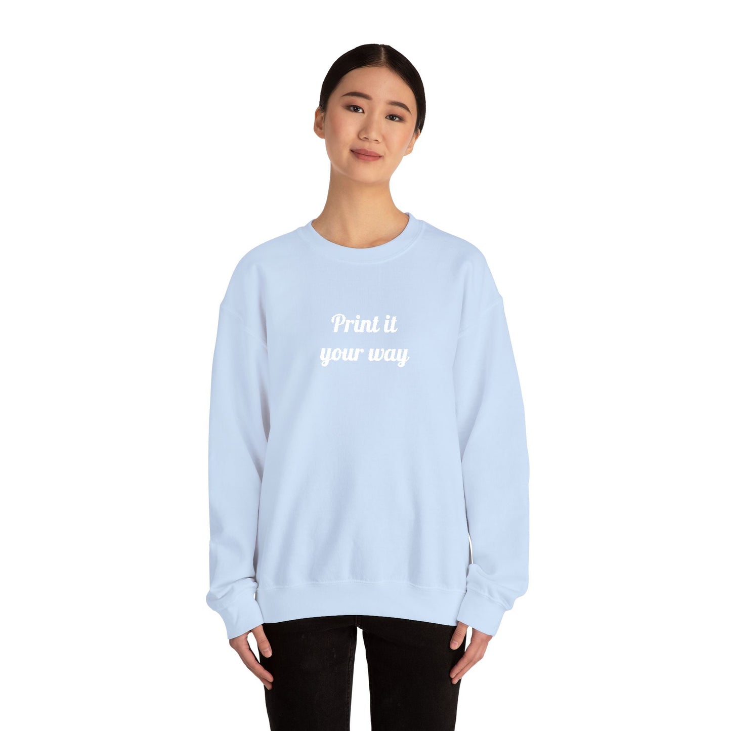 Embroidery Personalization - Unisex Crewneck Sweater (Make It Yours)