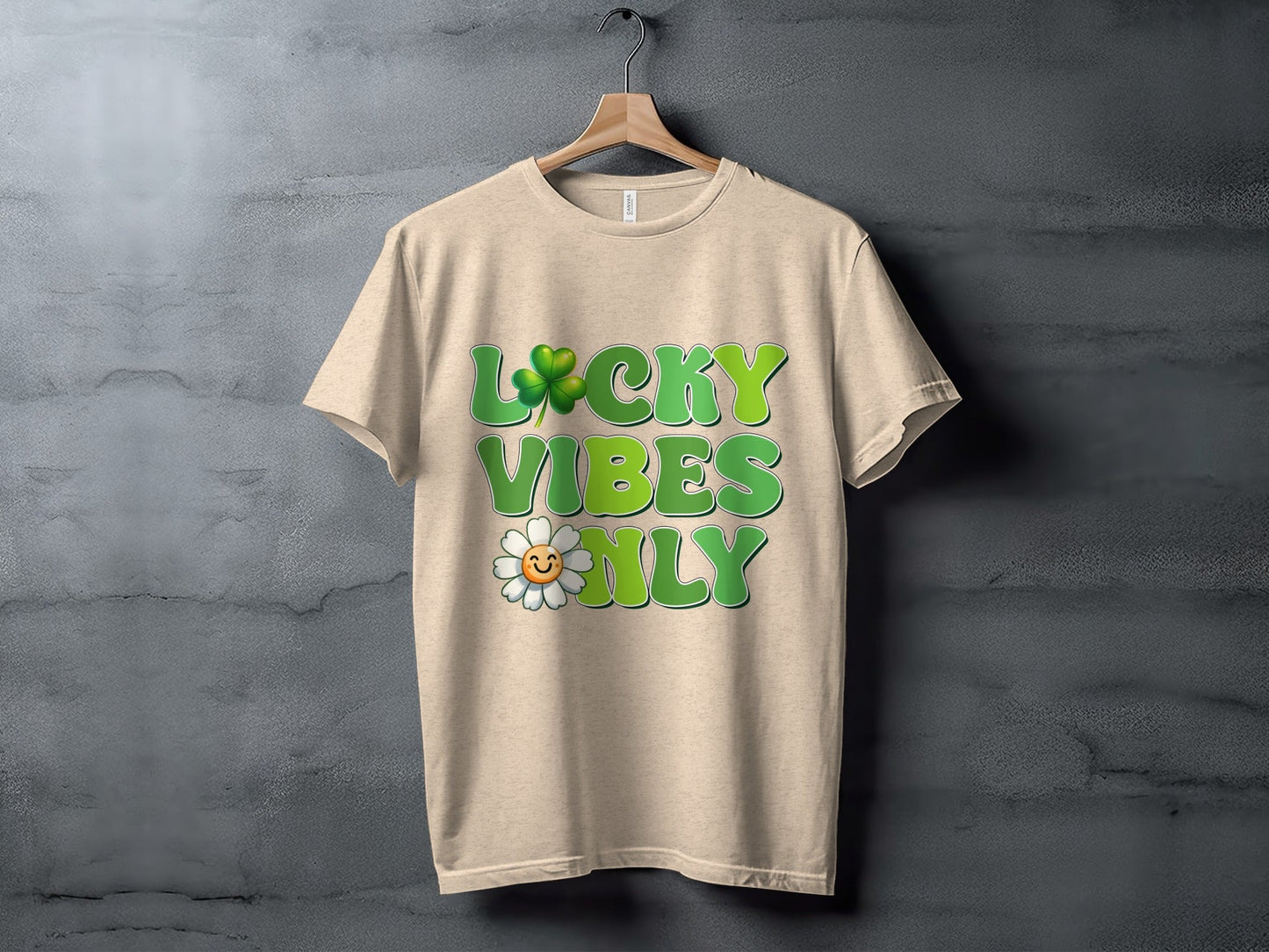 Lucky Vibes Only T-Shirts, Saint Patricks Day Shirt, Clover Shirt, Shamrock Shirt, Flower Shirt, Trendy Shirts
