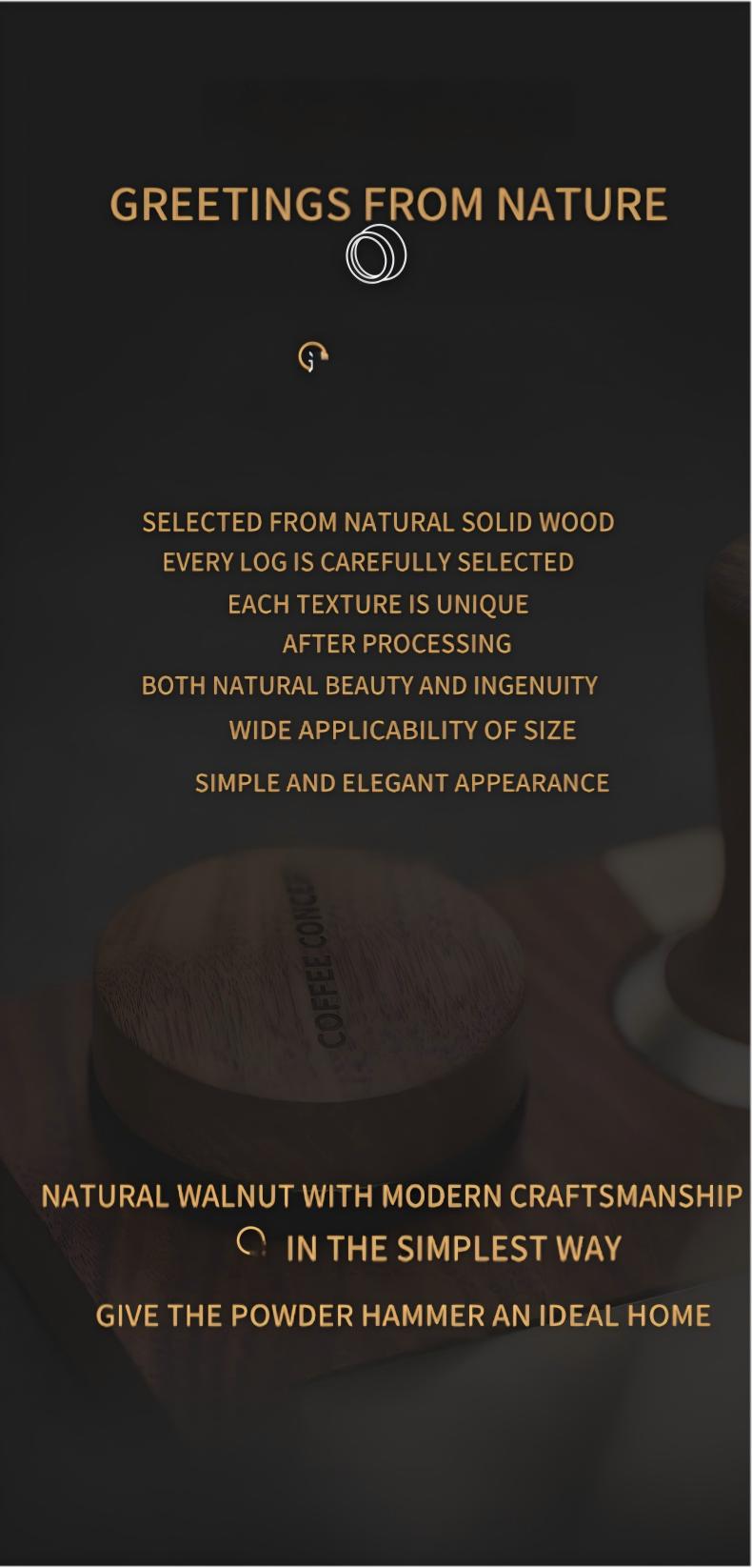Walnut Espresso Tool Organizer Stand - Multi-Slot Storage for Tamper & Distributor Under $36