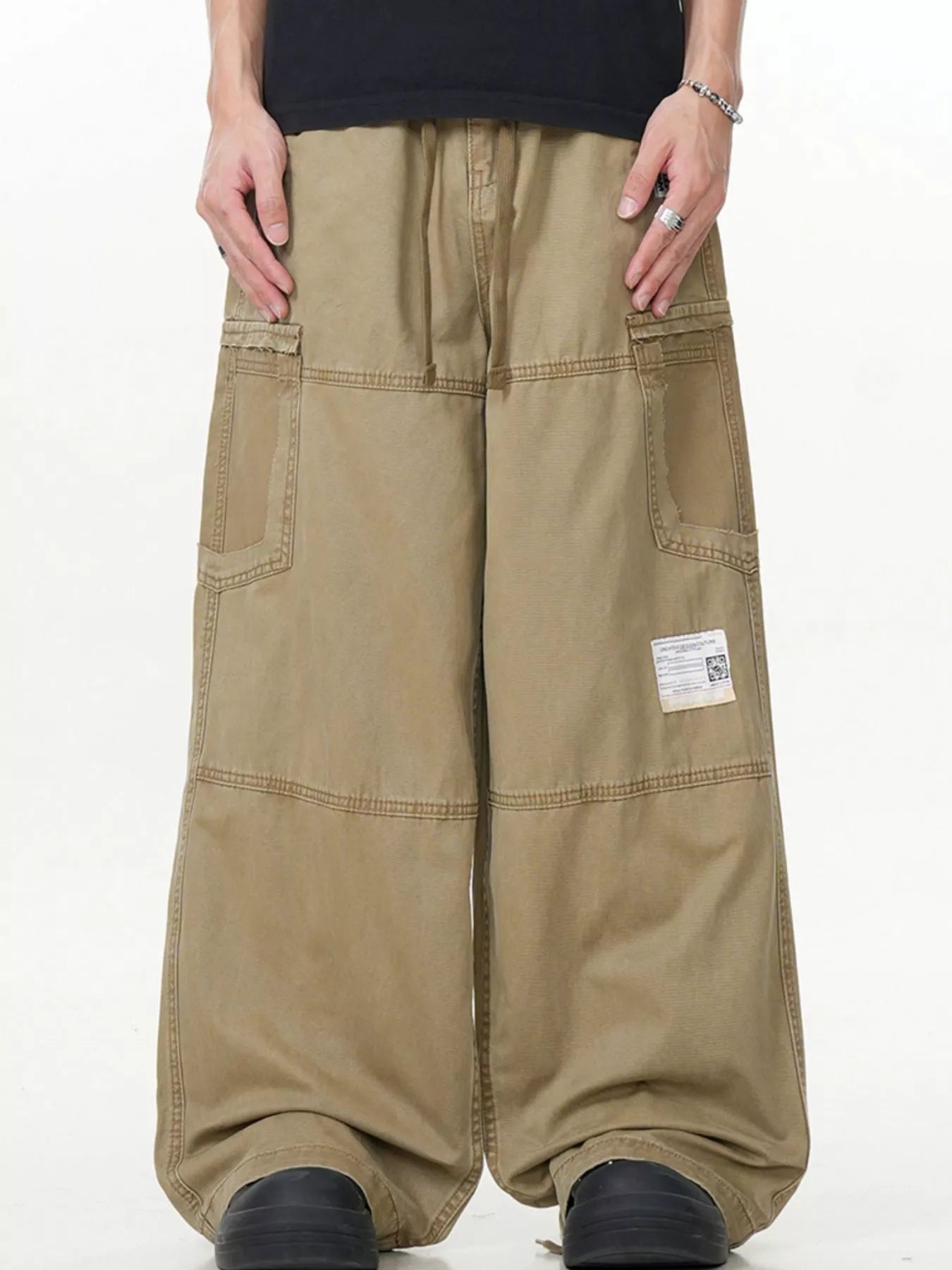 Men's Wide Leg Cargo Pants