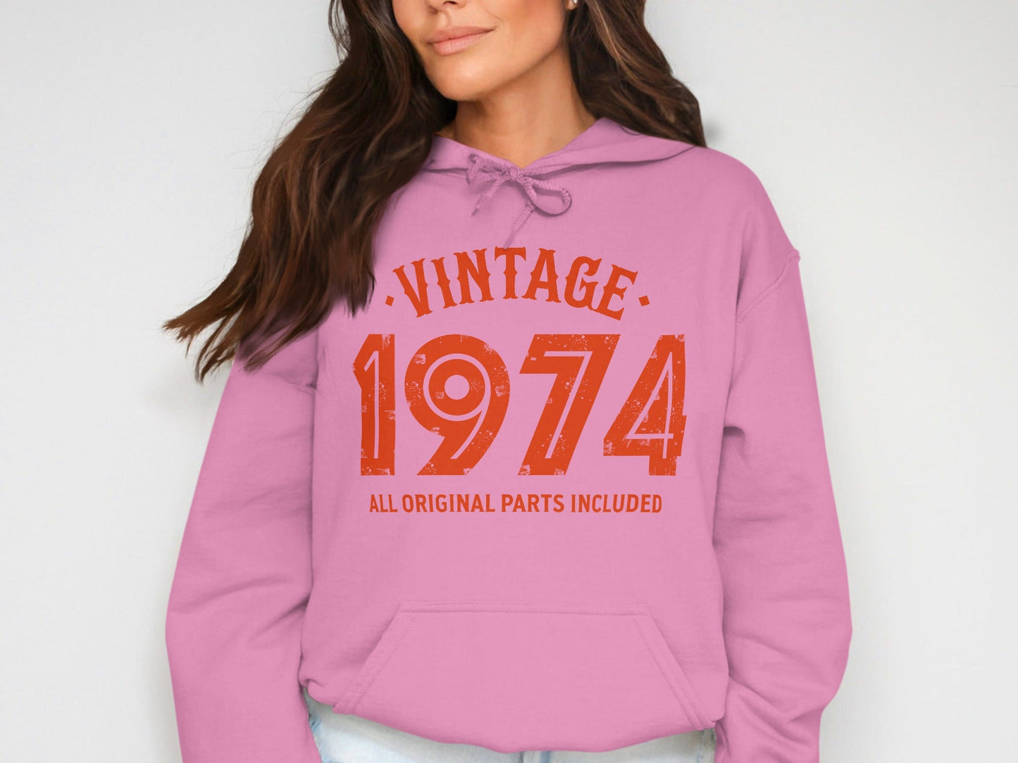Vintage 1974 All Original Parts Included Design Hoodie