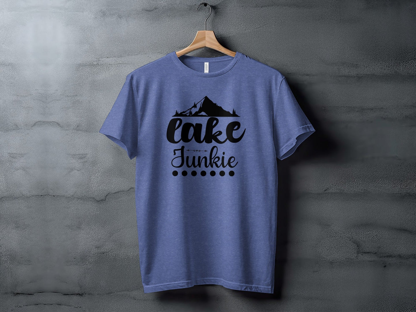 Lake Junkie Nature Lover Mountain Graphic Adventure T-Shirt