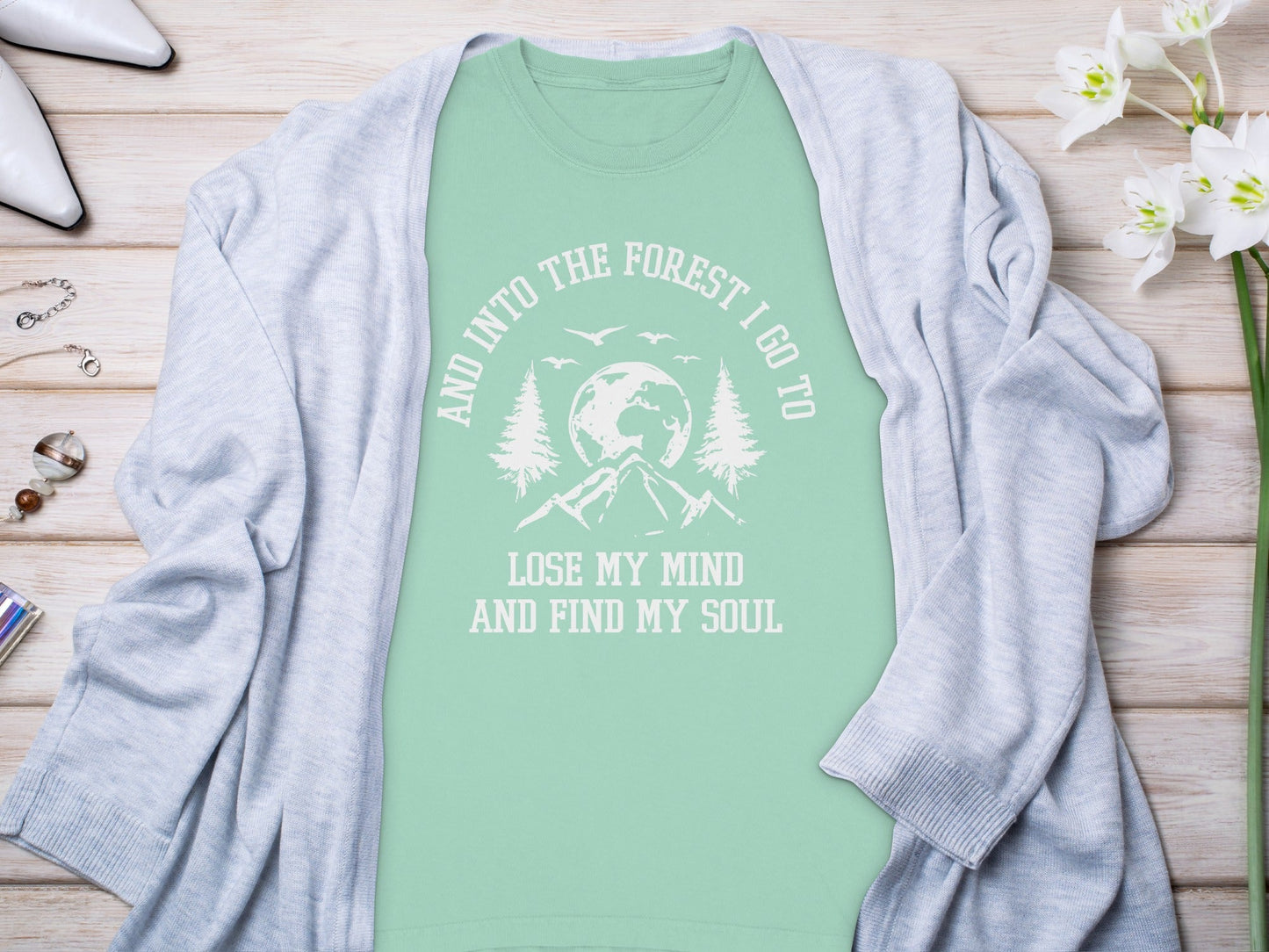 Into The Forest Design Lose My Mind Find My Soul Long Sleeve T-Shirt