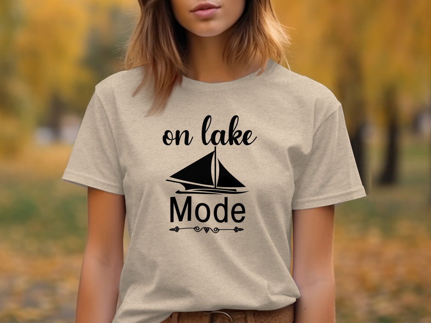 On Lake Mode Boat Vacation Summer Holiday Trip T-Shirt