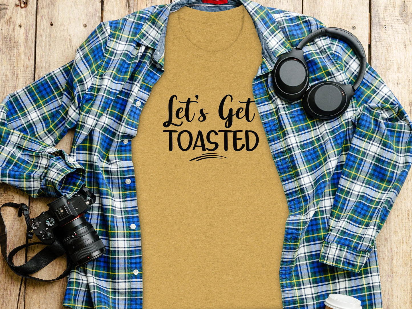 Let's Get Toasted Funny Drinking Party Celebration T-Shirt