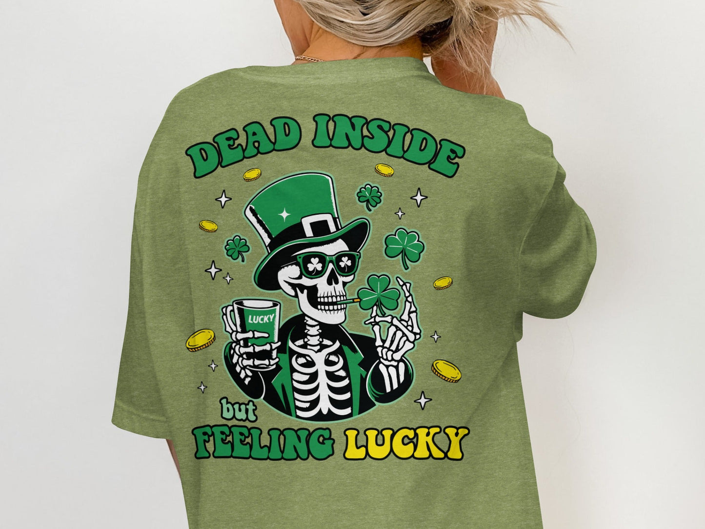 Scrappy Malone's Bar, Unique Design, Other Products, Bar Decor, Irish Theme, Lucky Clover Design, St Patricks Day Gift, Green, Circle