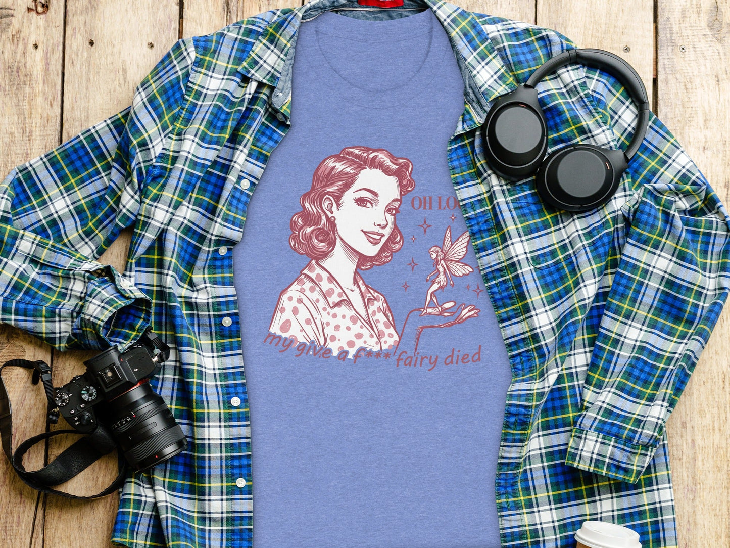 My Give A F Fairy Died Funny Attitude Graphic T-Shirt
