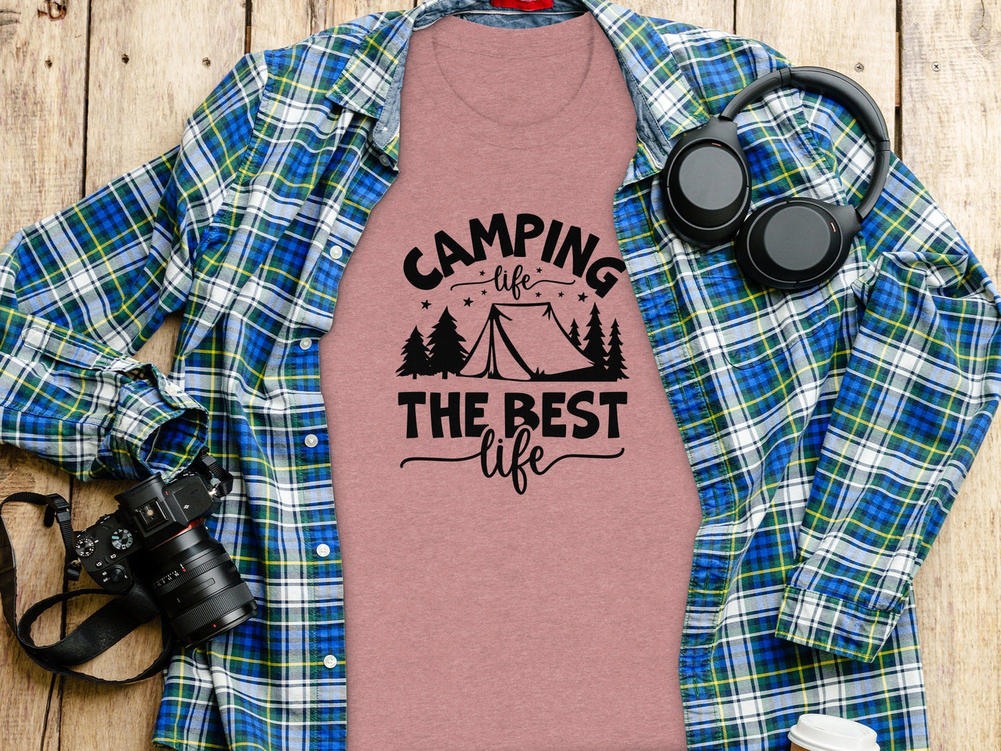 Camping Life The Best Life Outdoor Adventure T-Shirt