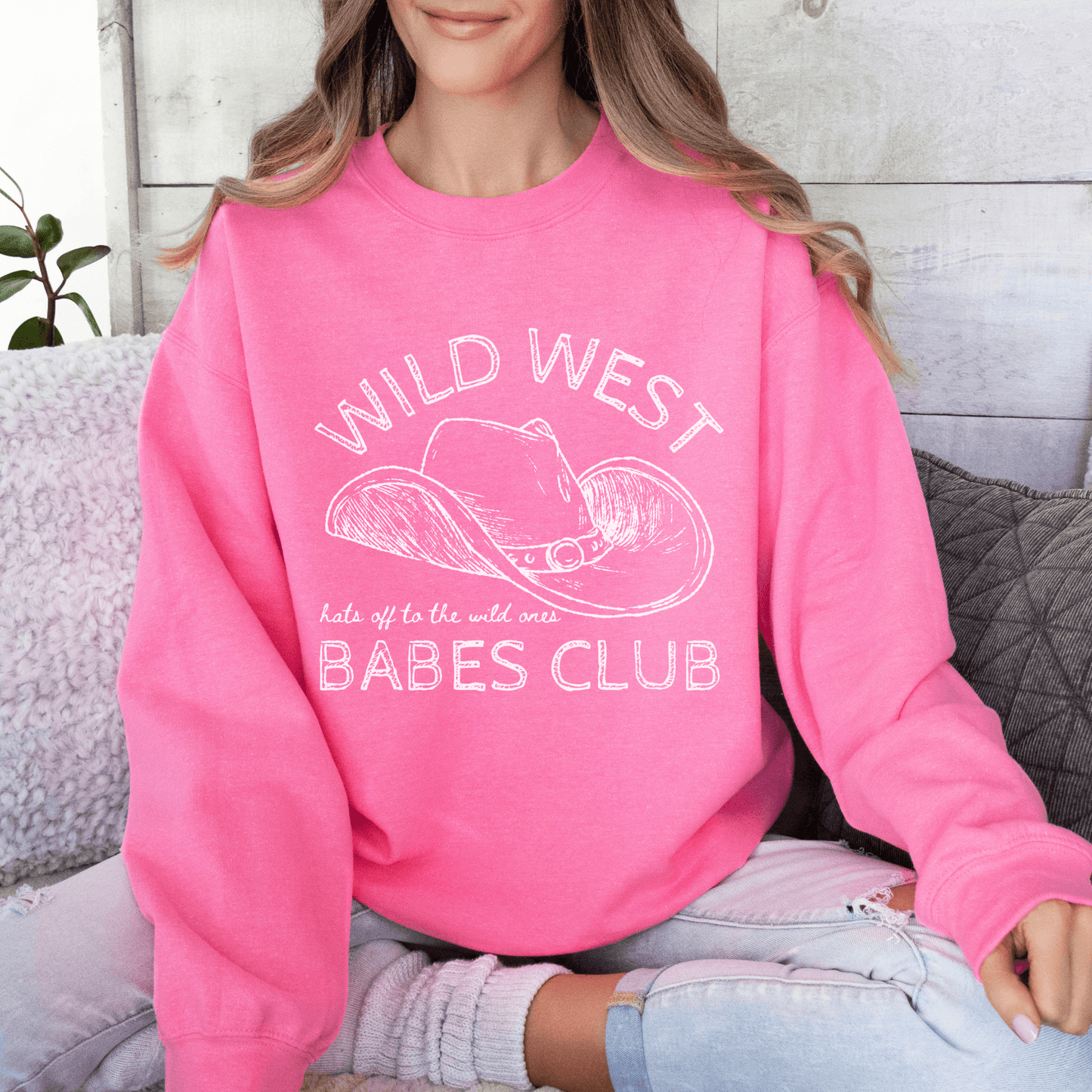 Wild West Babes Club  T-shirt or Crewneck Sweatshirt