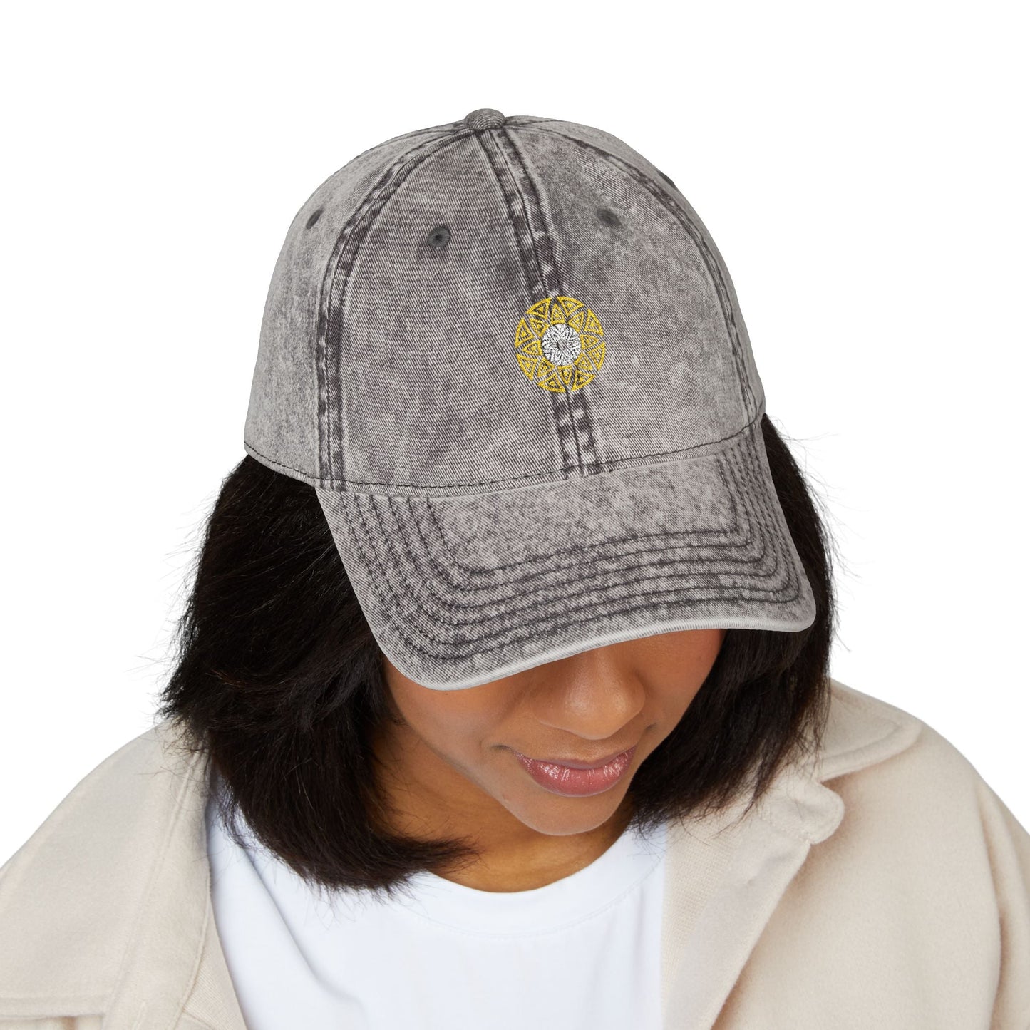 Ethereal Azteca Vintage Embroidered Hat/Cap