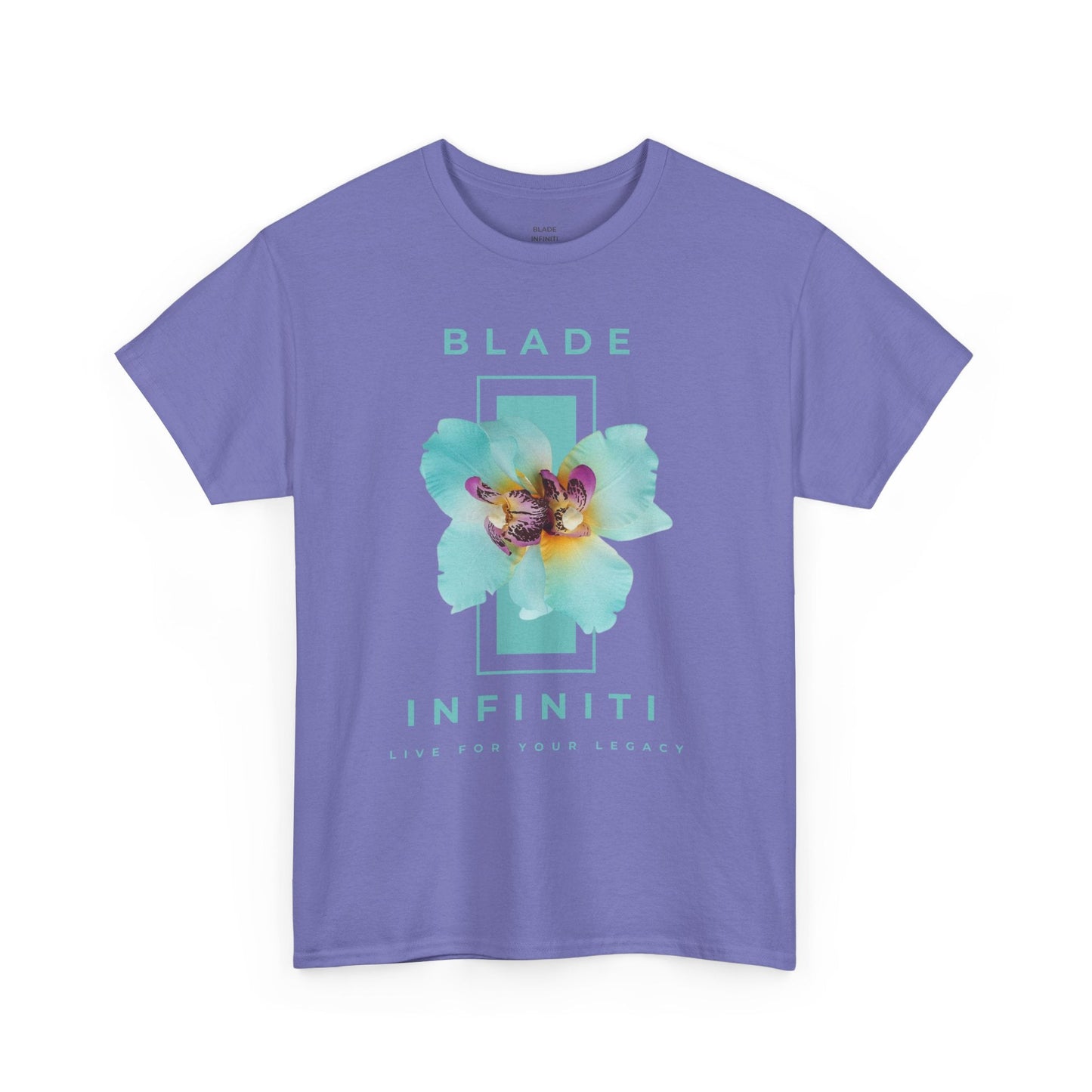 Essence of Infiniti Light Aqua Floral T-Shirt