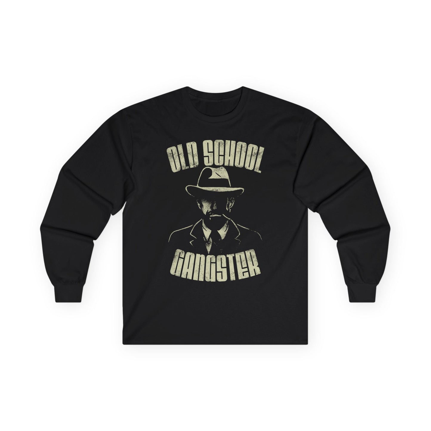 Old School Gangster Long Sleeve Tee