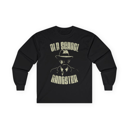 Old School Gangster Long Sleeve Tee