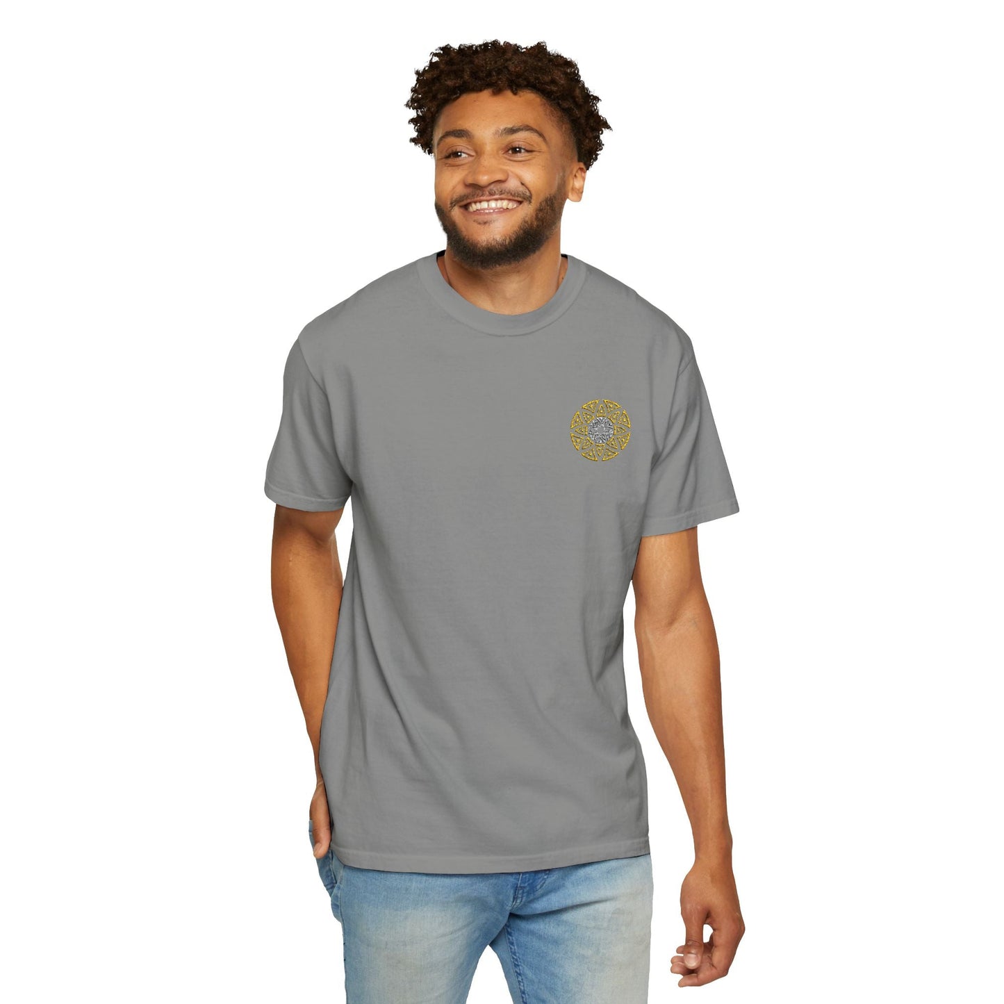 Ethereal Azteca Embroidered Logo T-Shirt