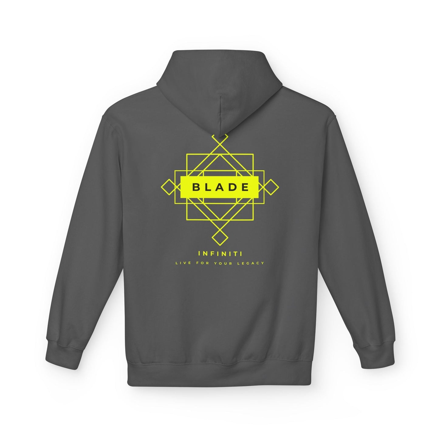 Geometric Infiniti Neon Green Hoodie