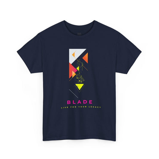 Geometric Odyssey Pink/Green Neon Multi T-Shirt