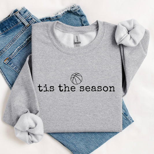 basketball tis the season screen print transfer