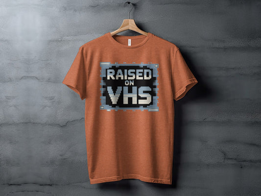 Raised on VHS Cassette Retro Design Cool T-Shirt