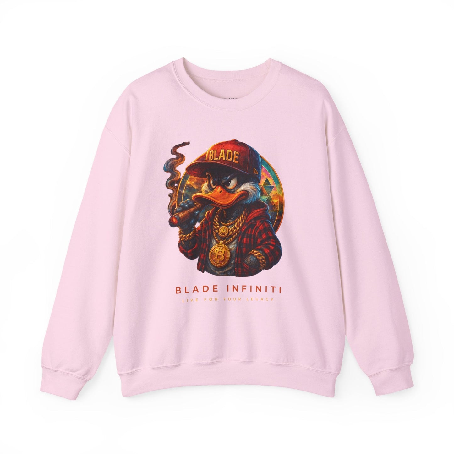 Galactic Weed/Pot Duck Unisex Crewneck Sweater