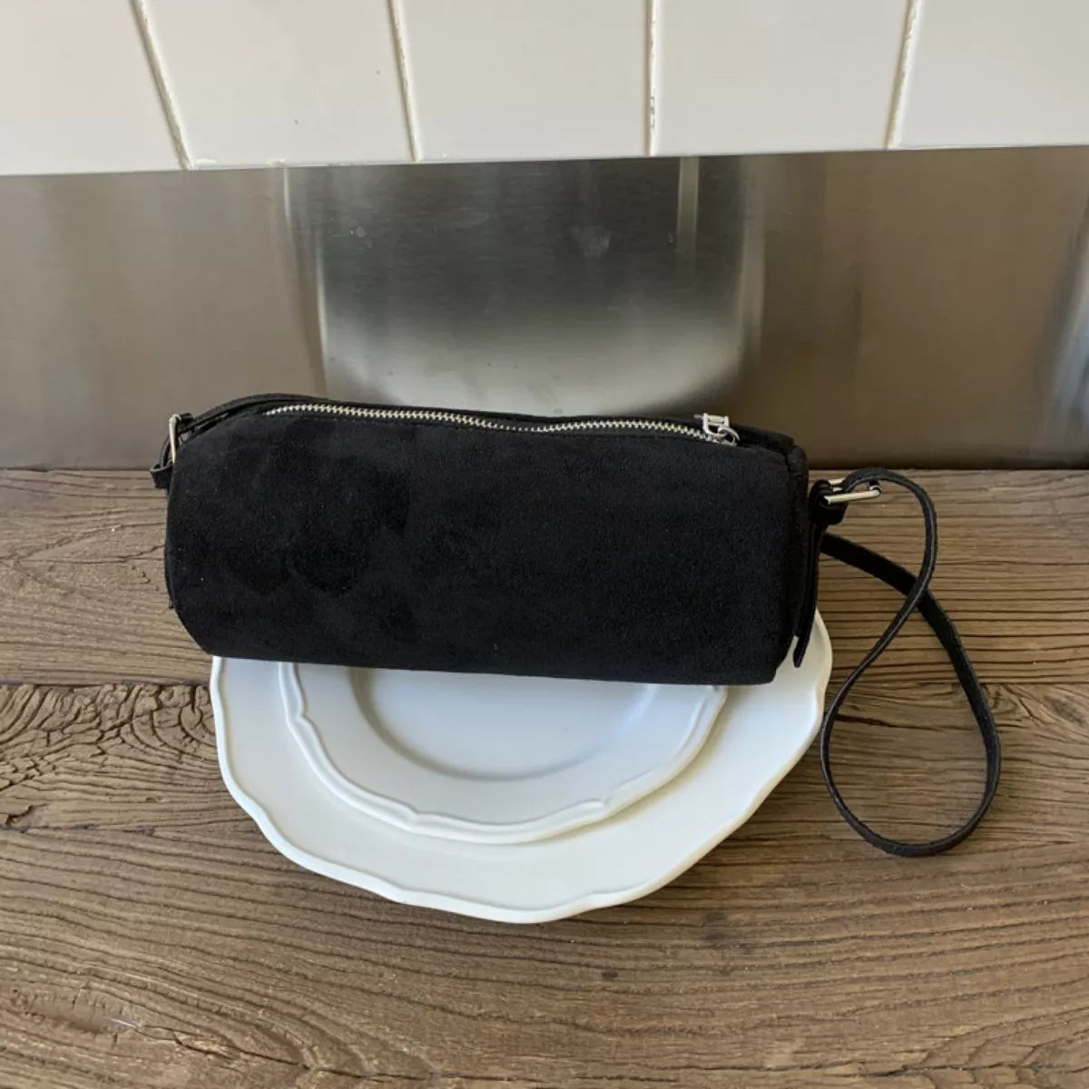 Retro Cylinder Shoulder Bag