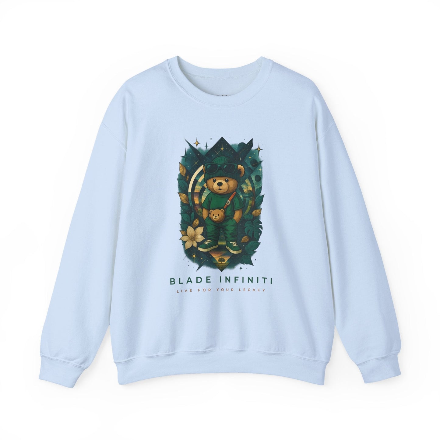Galactic Teddy Bear V1 Unisex Crewneck Sweater