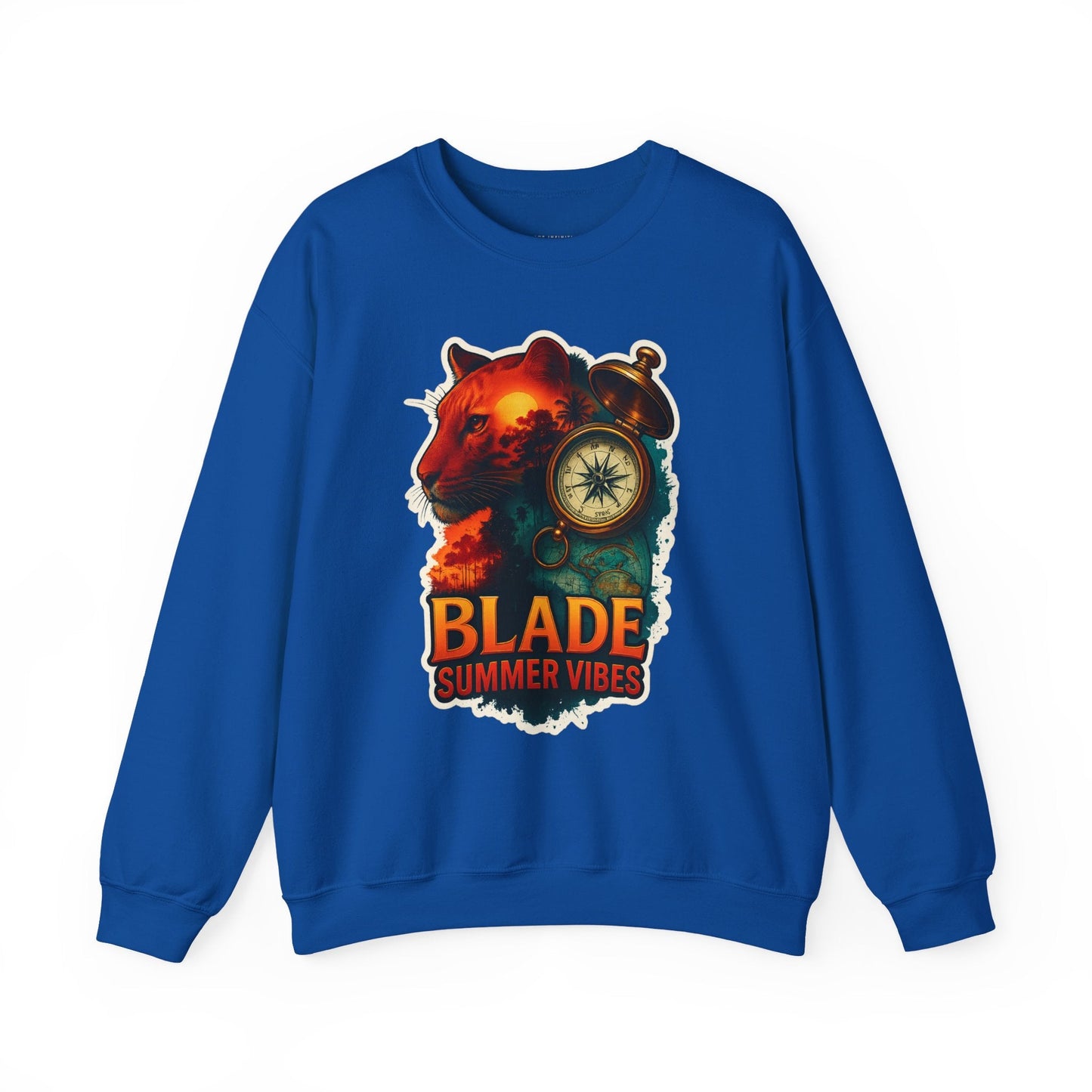 Primal Palms V2 Lion Unisex Crewneck Sweater