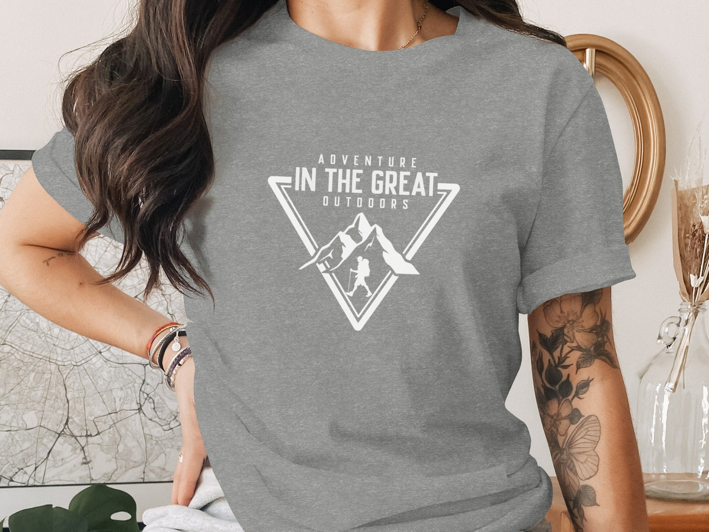 Adventure In The Great Outdoors Mountains T-Shirt