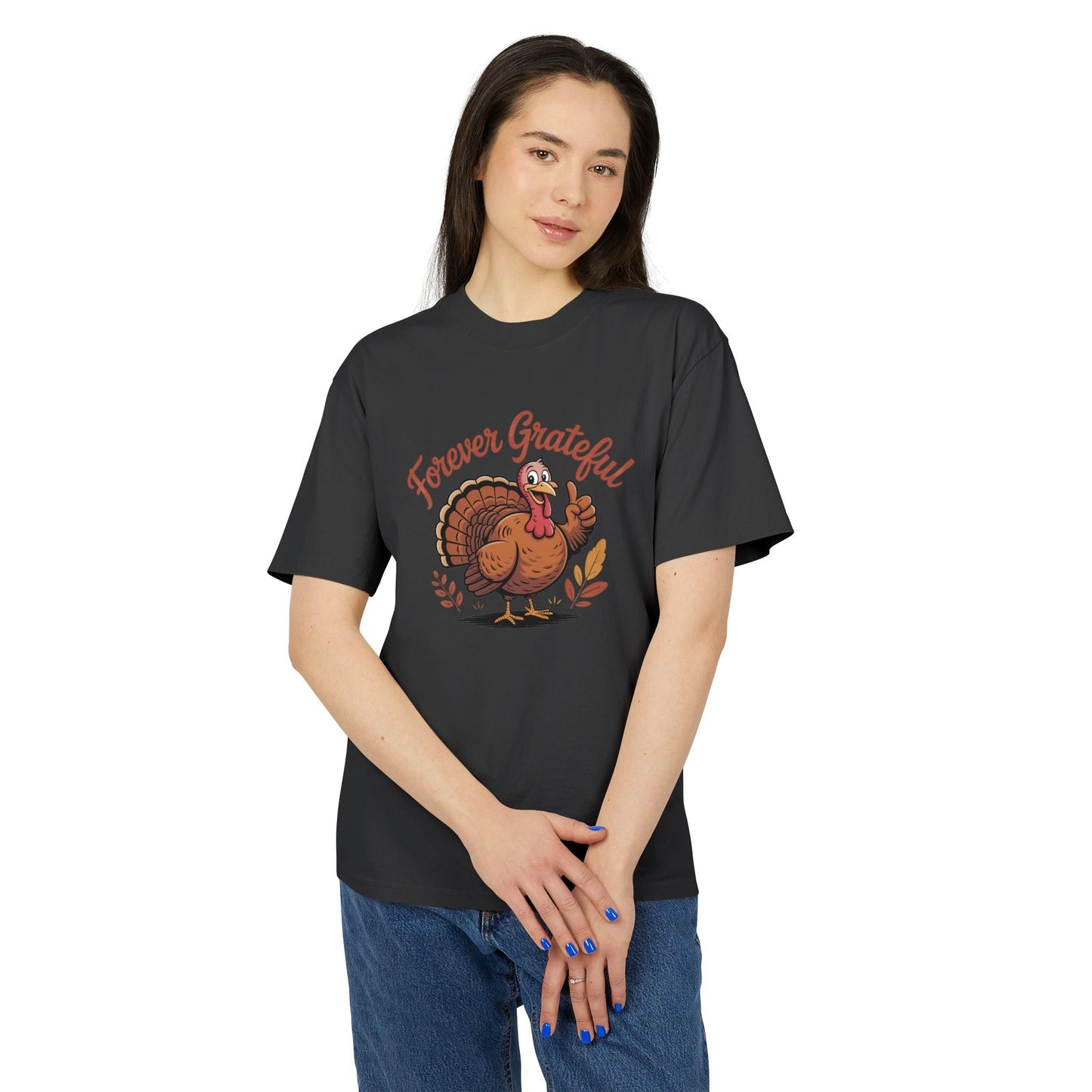 Forever Grateful Unisex Heavy Faded T-Shirt