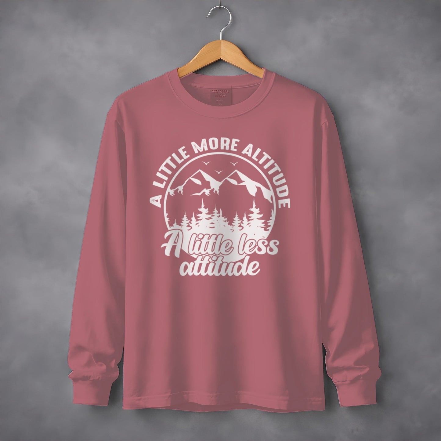 A Little More Altitude A Little Less Attitude Long Sleeve T-Shirt