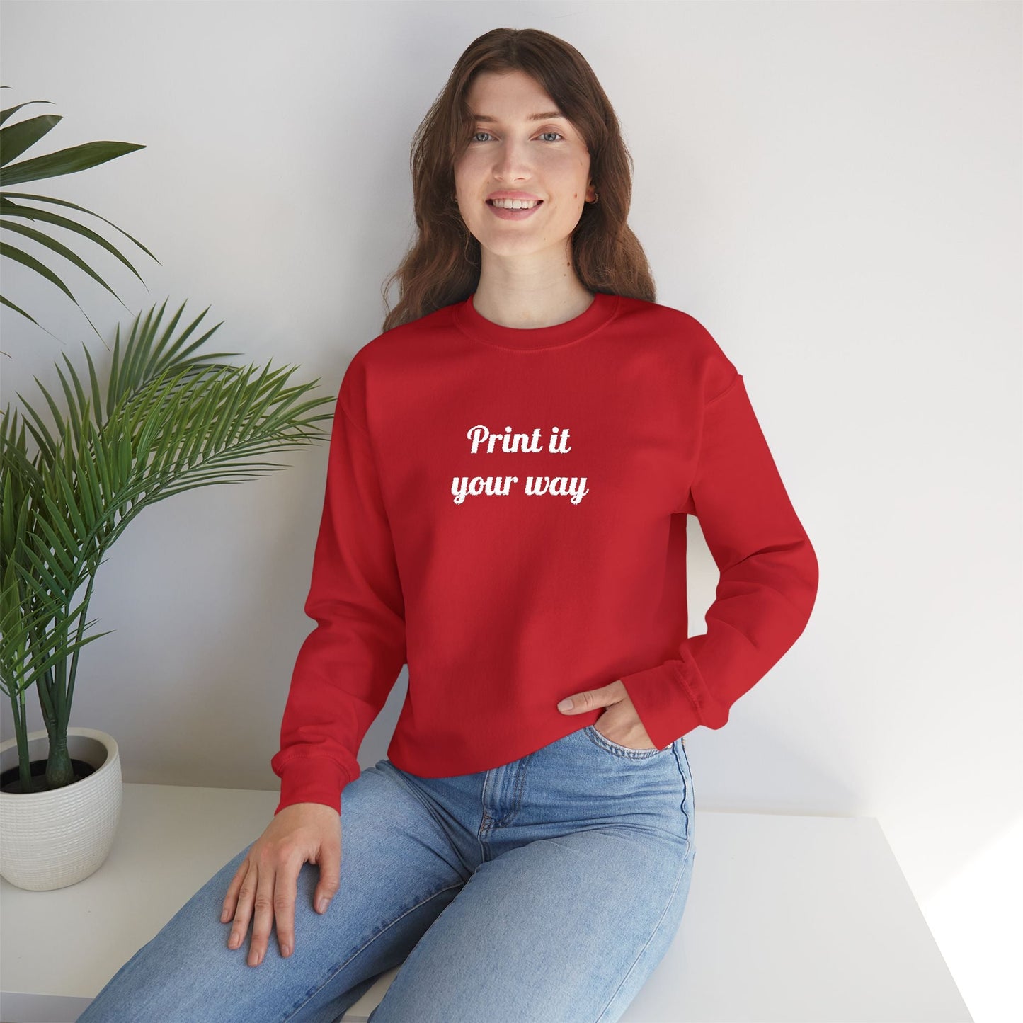 Embroidery Personalization - Unisex Crewneck Sweater (Make It Yours)