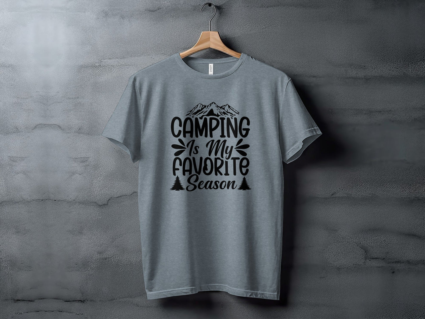 Camping Is My Favorite Season Graphic Outdoor Adventure T-Shirt