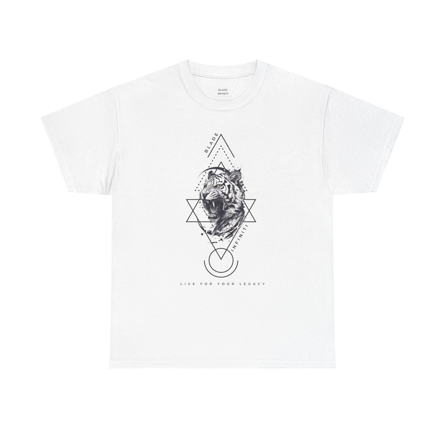Geometric King Black TX Tiger T-Shirt